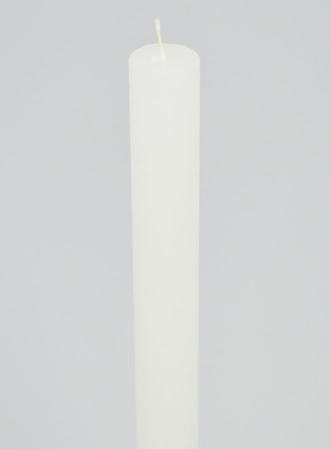 Candela di Preghiera Tinta Massa - Bianco (pic 4)