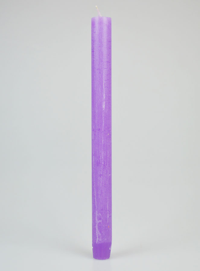 Candela di Preghiera Tinta in Massa - Viola (pic 1)