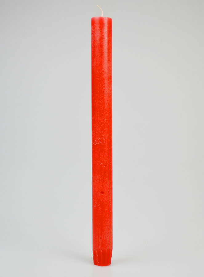 Candela di Preghiera Tinta Massa - Rosso Rosato (pic 1)