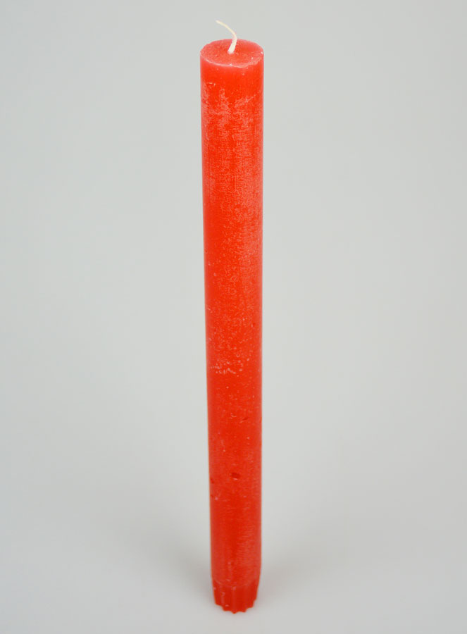 Candela di Preghiera Tinta Massa - Rosso Rosato (pic 2)