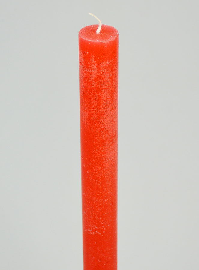 Candela di Preghiera Tinta Massa - Rosso Rosato (pic 4)