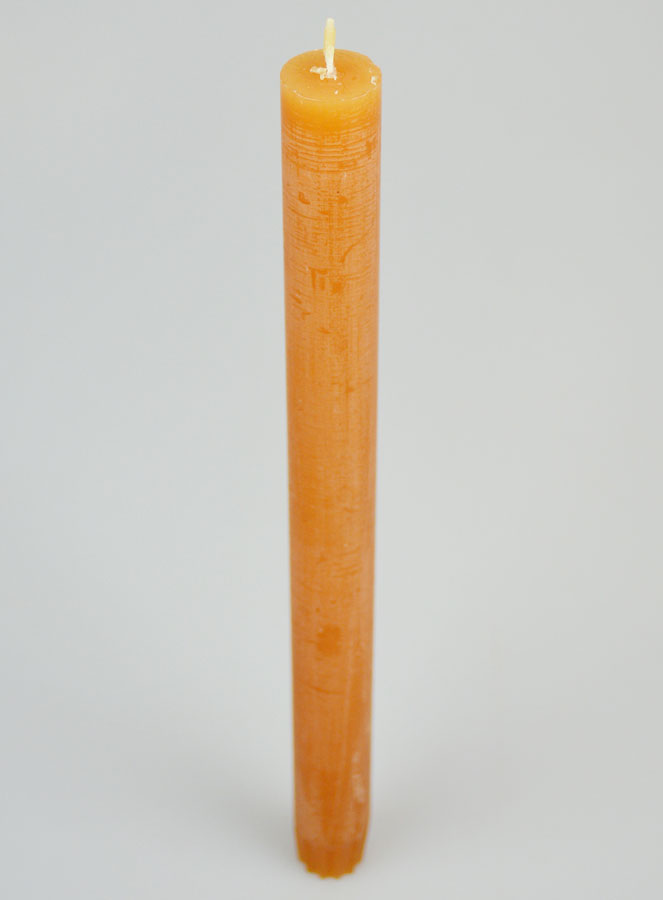 Candela Colorata in Massa 27cm - Marrone (pic 2)