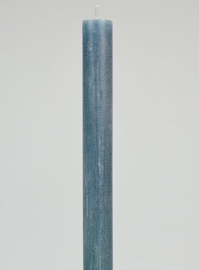 Candela di Preghiera Tinta in Massa - Blu Grigio (pic 3)
