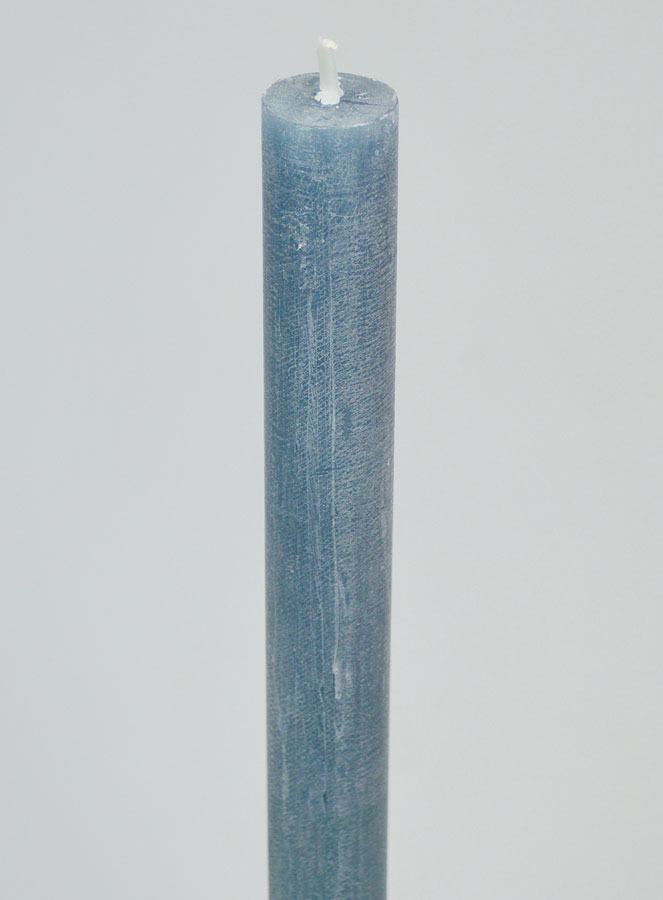 Candela di Preghiera Tinta in Massa - Blu Grigio (pic 4)