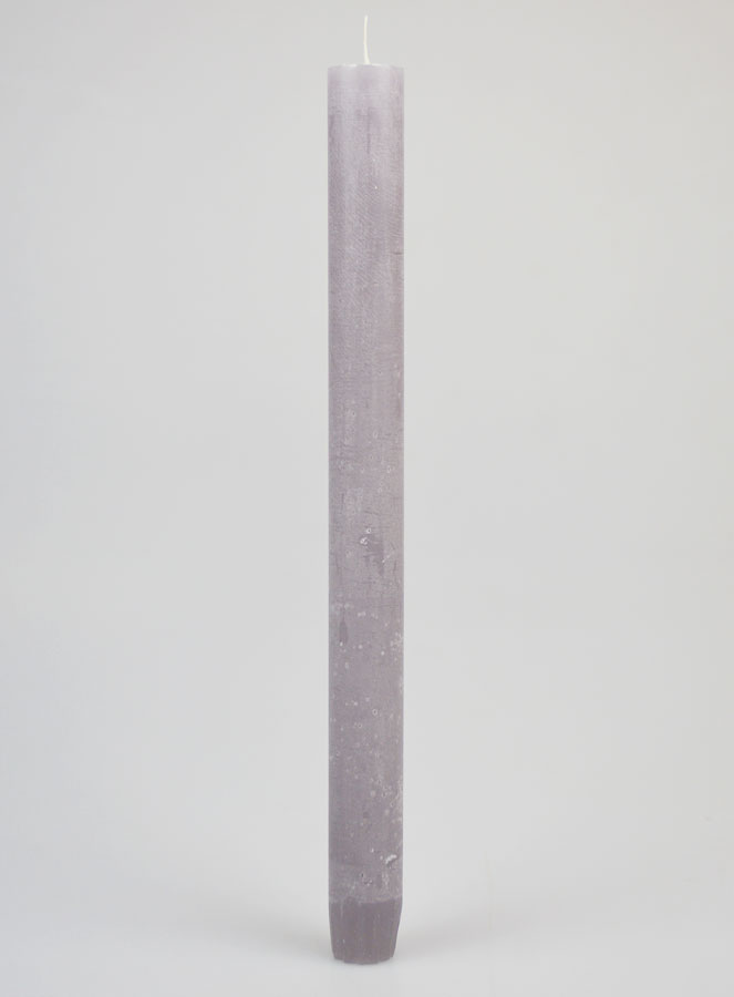 Candela Colorata in Massa 27cm - Malva (pic 1)