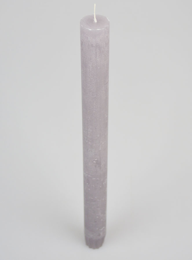 Candela Colorata in Massa 27cm - Malva (pic 2)