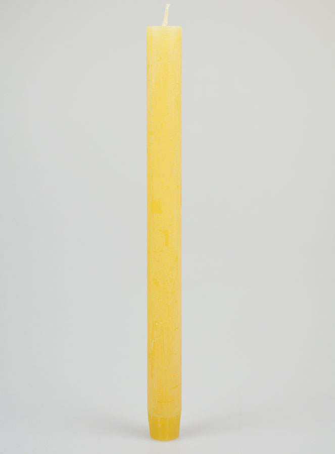 Candela Colorata in Massa 27cm - Avena (pic 1)