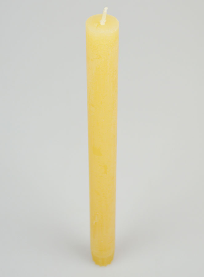 Candela Colorata in Massa 27cm - Avena (pic 2)