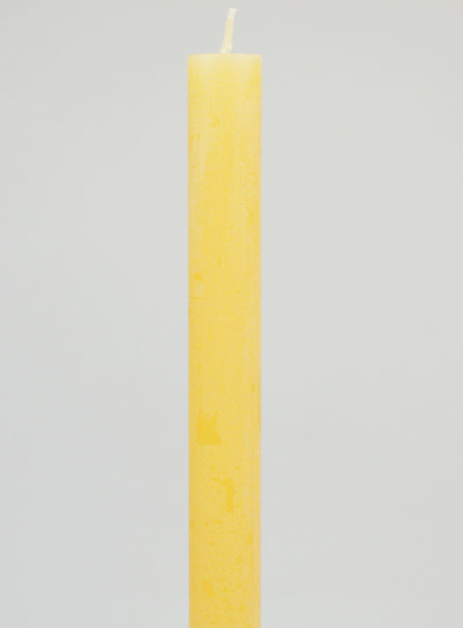 Candela Colorata in Massa 27cm - Avena (pic 3)