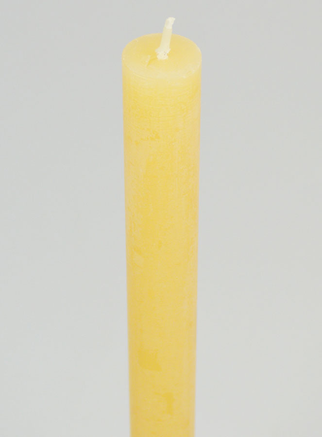 Candela Colorata in Massa 27cm - Avena (pic 4)