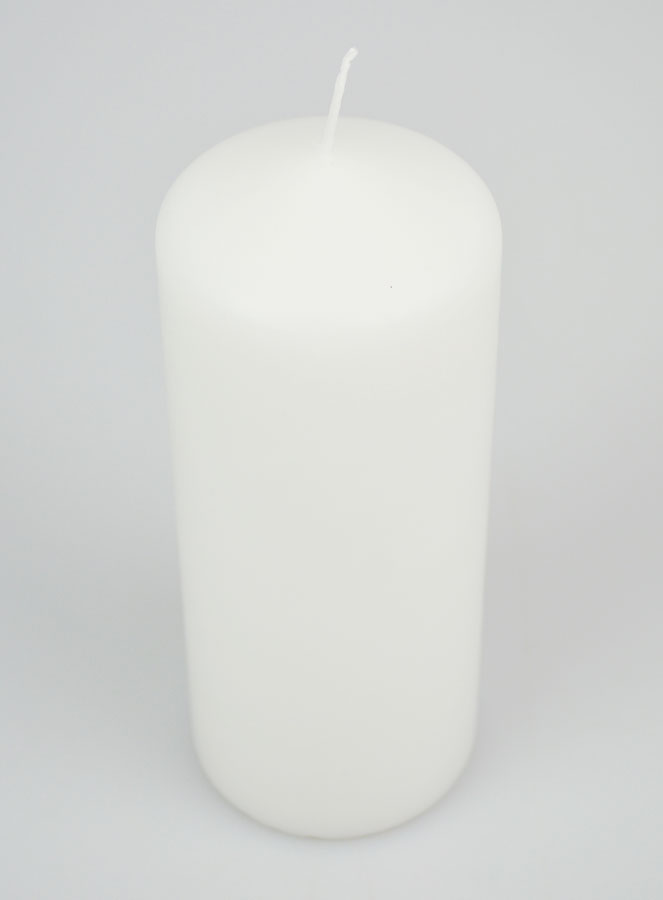 Candela Decorazine Bianca - 17 cm (pic 2)