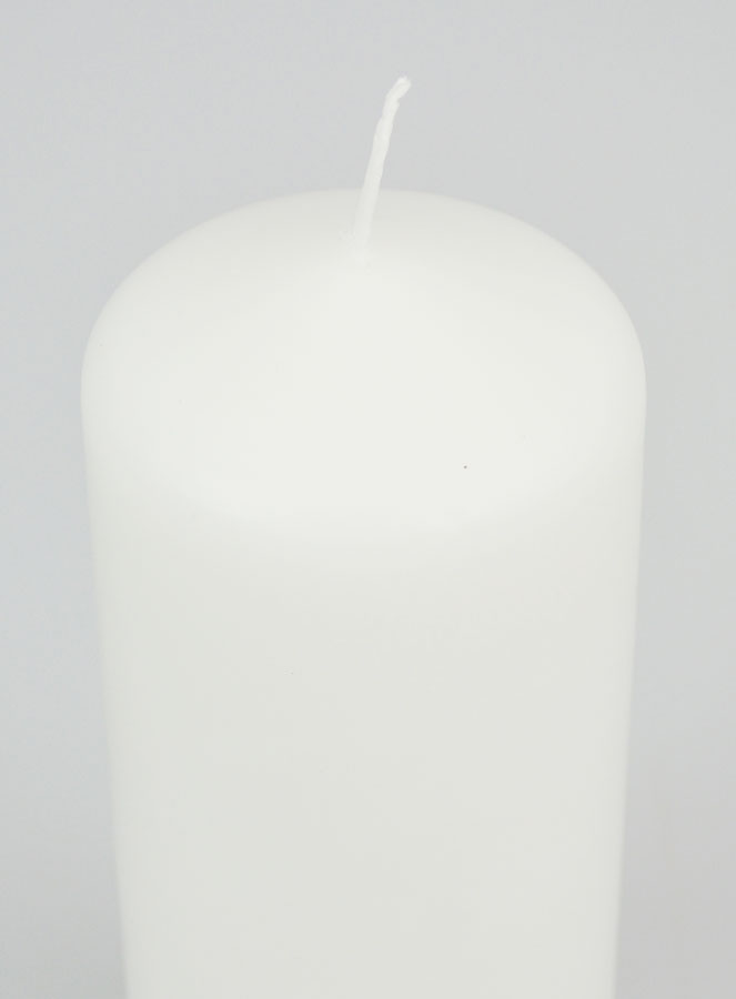 Candela Decorazine Bianca - 17 cm (pic 4)