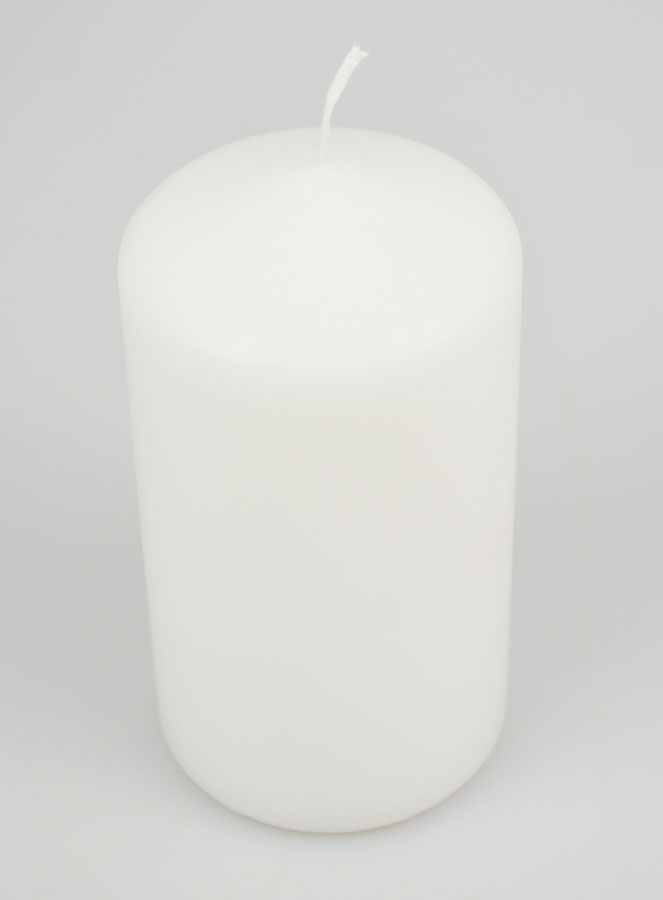 Candela Decorazione Bianca - 15 cm (pic 2)