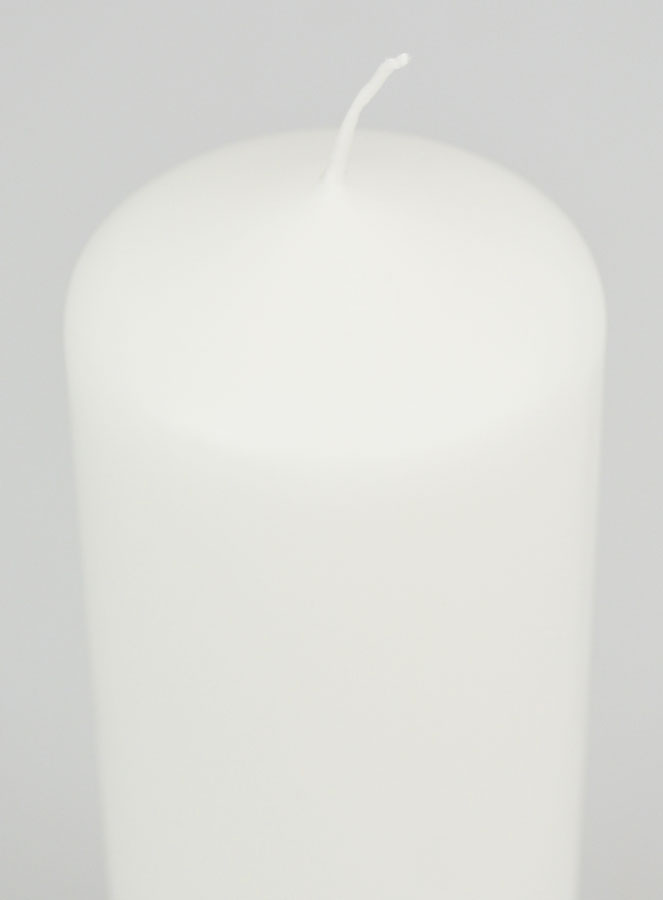 Candela Decorazine Bianca - 20 cm (pic 4)