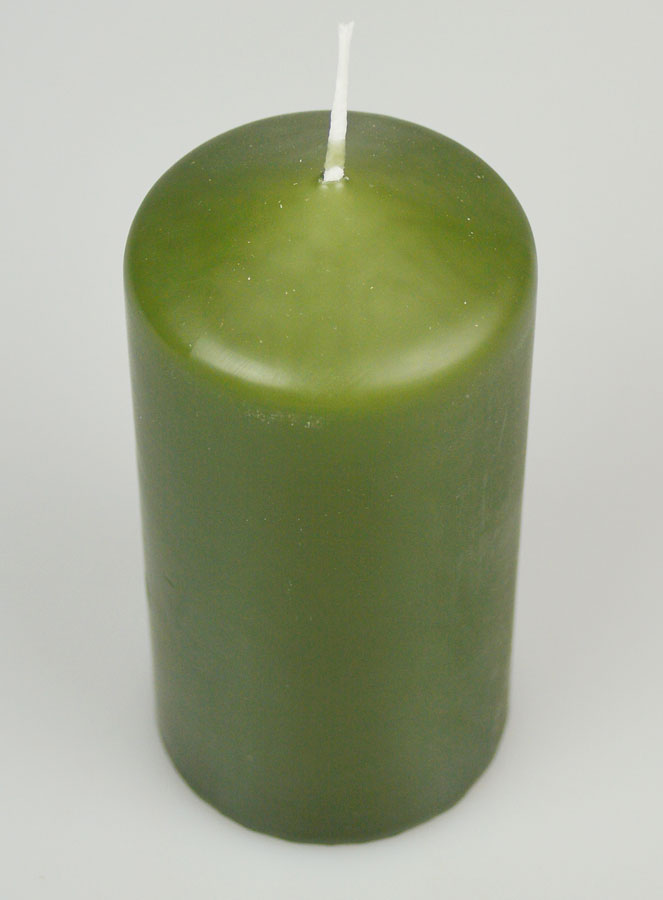Candela Decorazione 12cm - Oliva (pic 2)