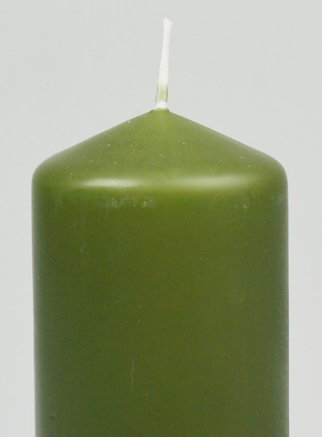 Candela Decorazione 12cm - Oliva (pic 3)