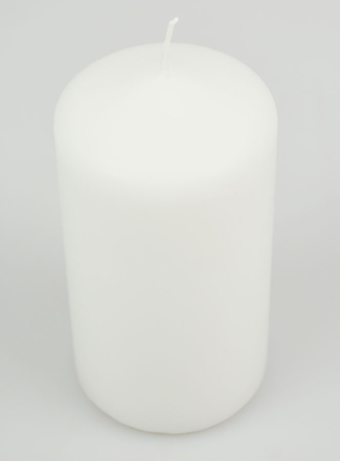 Candela Decorazine Bianca - 13 cm (pic 2)