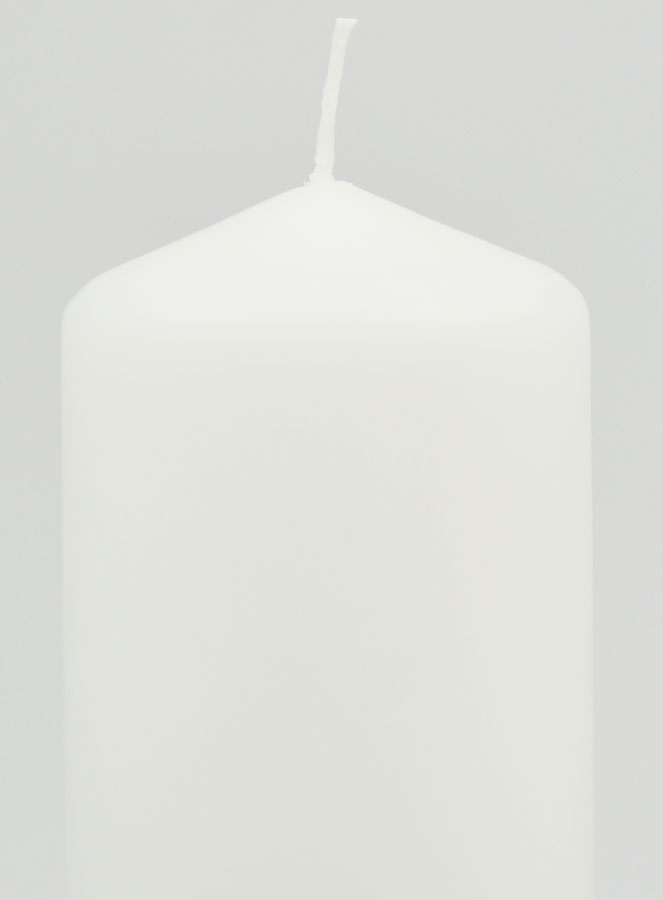 Candela Decorazine Bianca - 13 cm (pic 3)