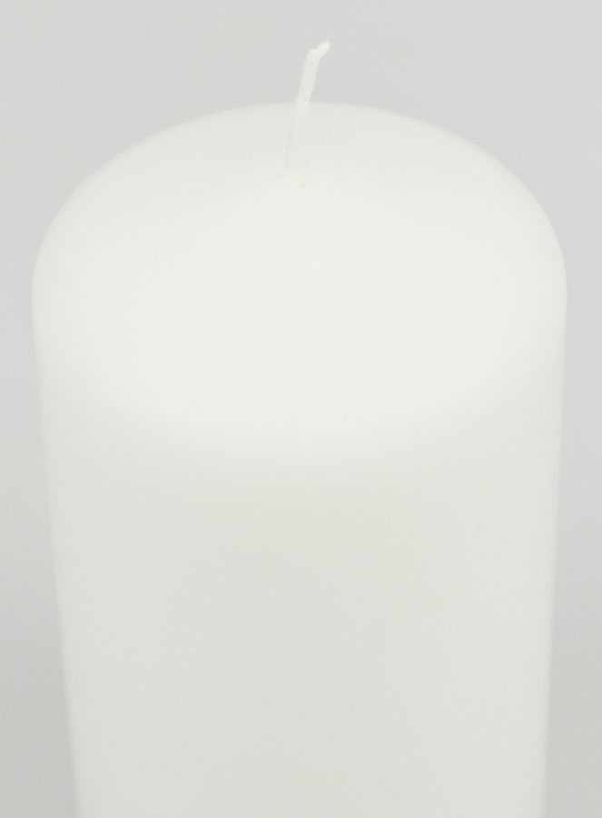 Candela Decorazine Bianca - 13 cm (pic 4)