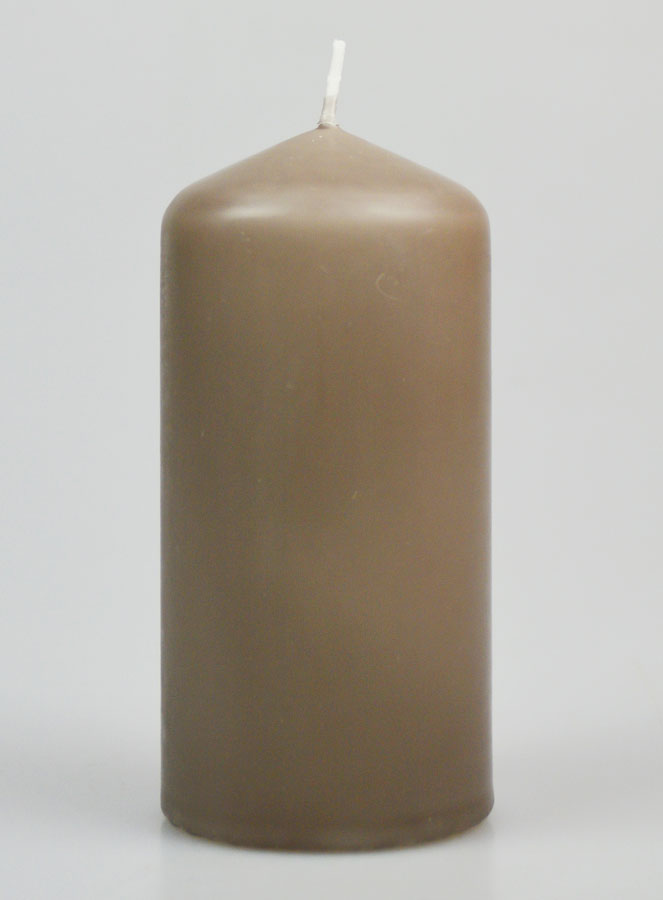 Candela Decorazione 12cm - Tortora (pic 1)