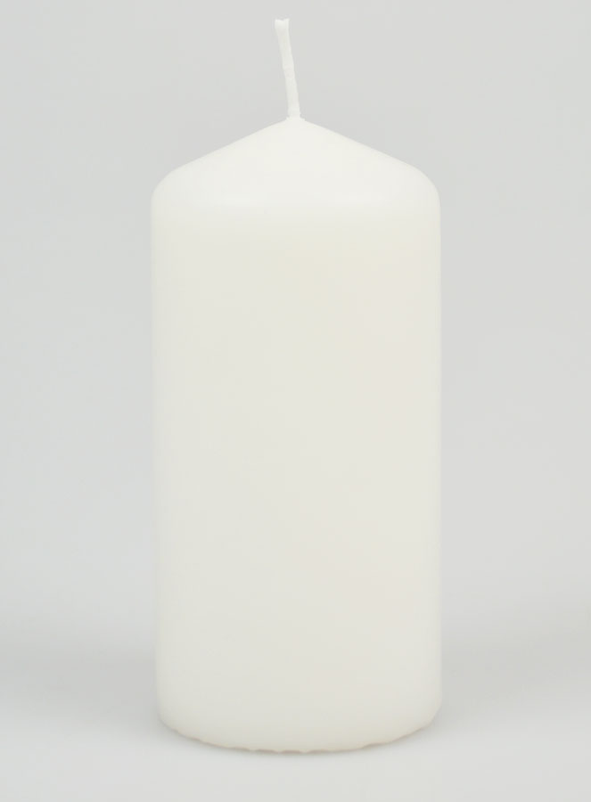 Candela Decorazione 12cm - Bianco Latte (pic 1)