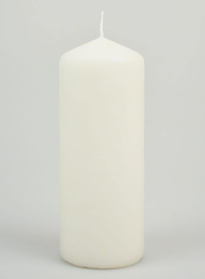 Candela Decorazion 15 cm - Bianco Latte (pic 1)