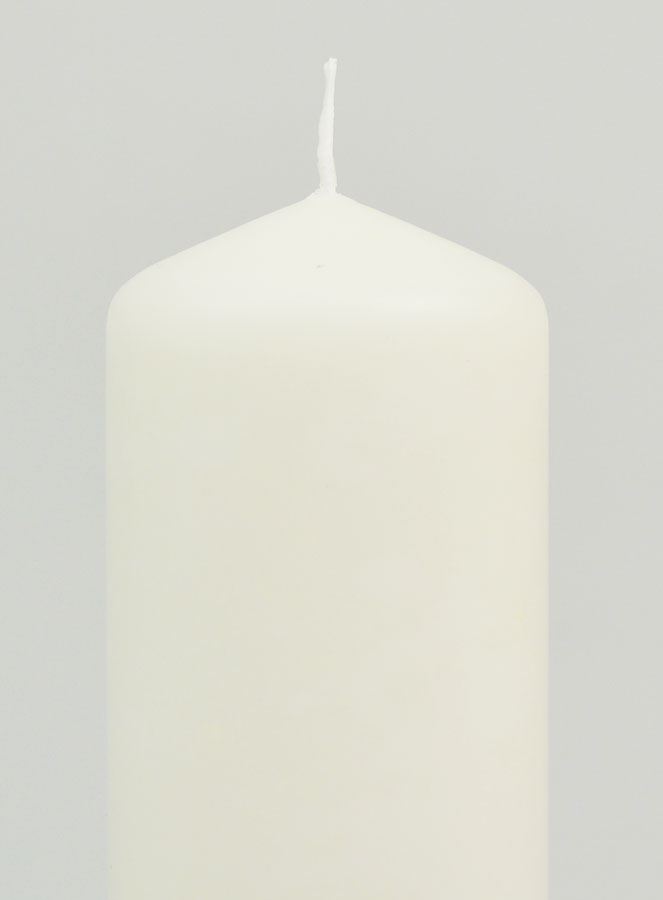 Candela Decorazion 15 cm - Bianco Latte (pic 3)