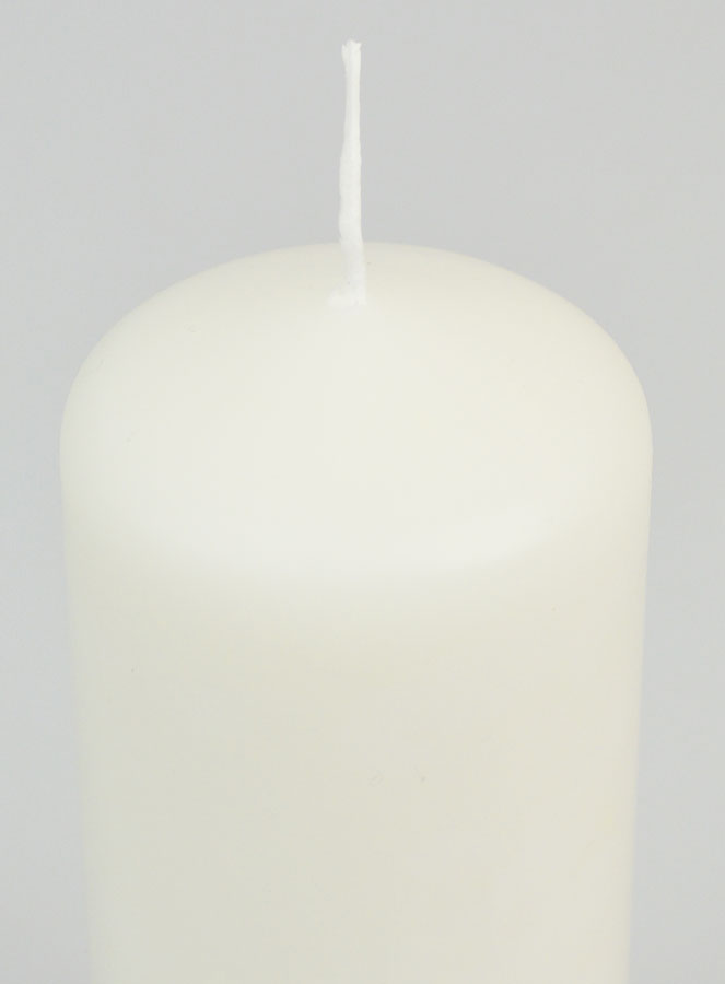 Candela Decorazion 15 cm - Bianco Latte (pic 4)