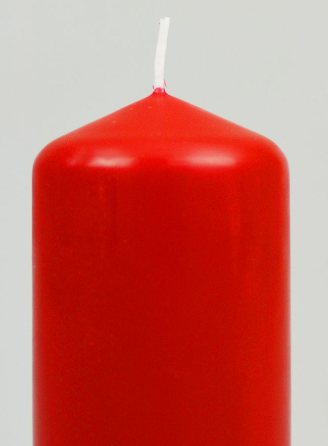 Candela Decorazione 12cm - Rosso (pic 3)