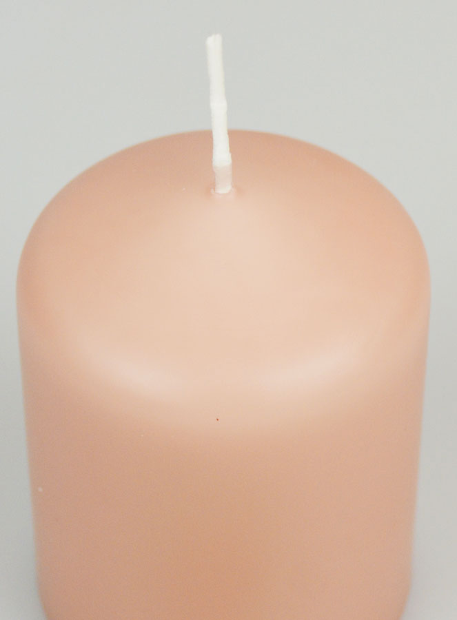 Candela Decorazione 8cm - Rosa Antico (pic 4)