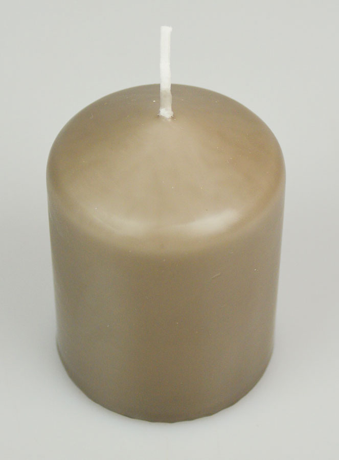 Candela Decorazione 8cm - Tortora (pic 2)