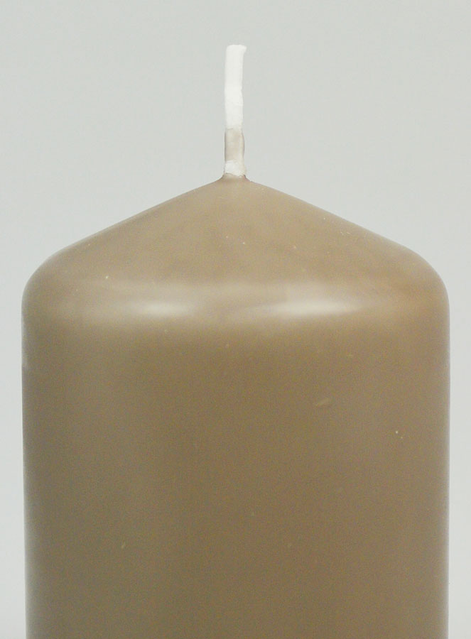 Candela Decorazione 8cm - Tortora (pic 3)