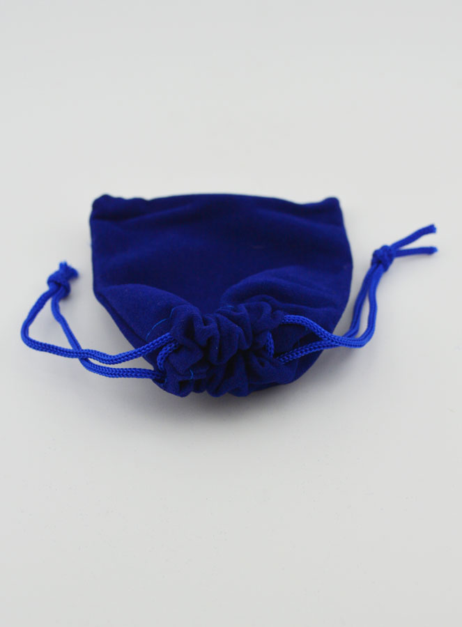 Pochette Rosario Regalo Velluto 9cm - Blu (pic 2)