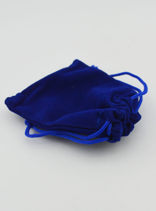 Pochette Rosario Regalo Velluto 9cm - Blu (pic 3)