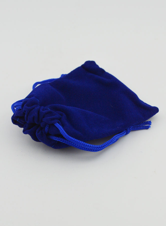 Pochette Rosario Regalo Velluto 9cm - Blu (pic 4)