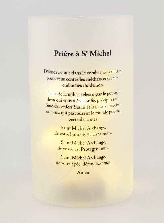 Portacandela LED - San Michele & Preghiera (pic 2)