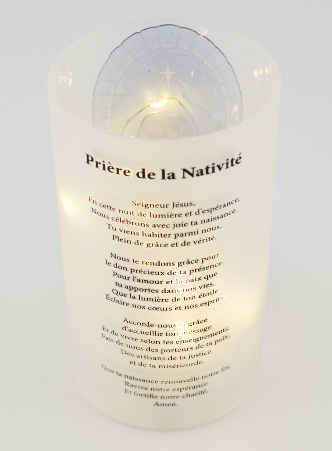 Portacandela LED & Preghiera - Natvità (pic 3)