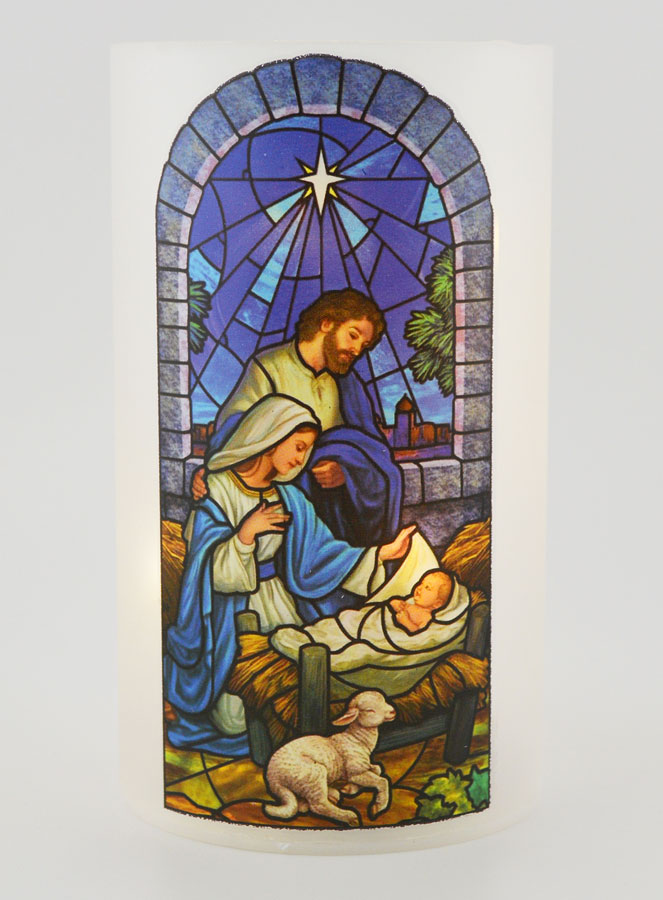 REgalo di Natale - Portacandela LED & Preghiera Natvità (pic 1)