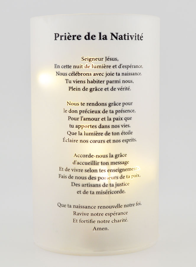REgalo di Natale - Portacandela LED & Preghiera Natvità (pic 2)