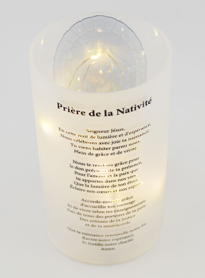 REgalo di Natale - Portacandela LED & Preghiera Natvità (pic 3)