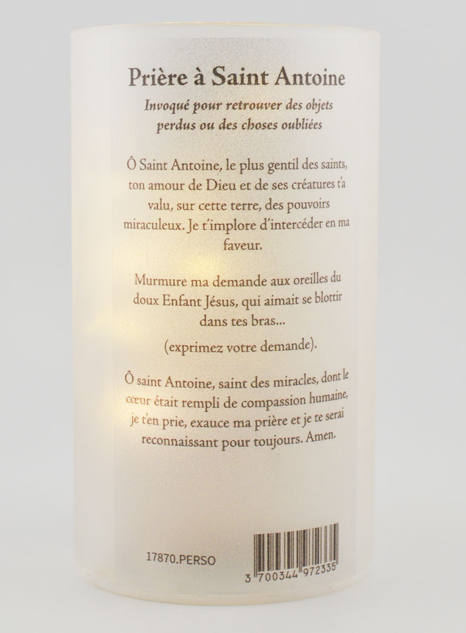Portacandela LED - Sant'Antonio & Preghiera (pic 2)