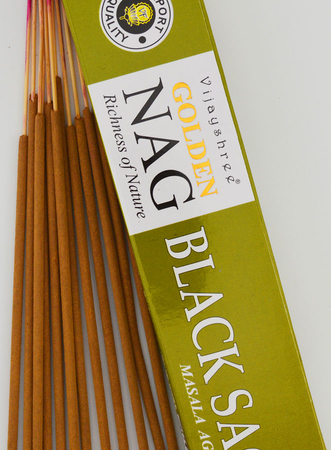 Incenso Masala Golden Nag - Salvia Nera (pic 3)