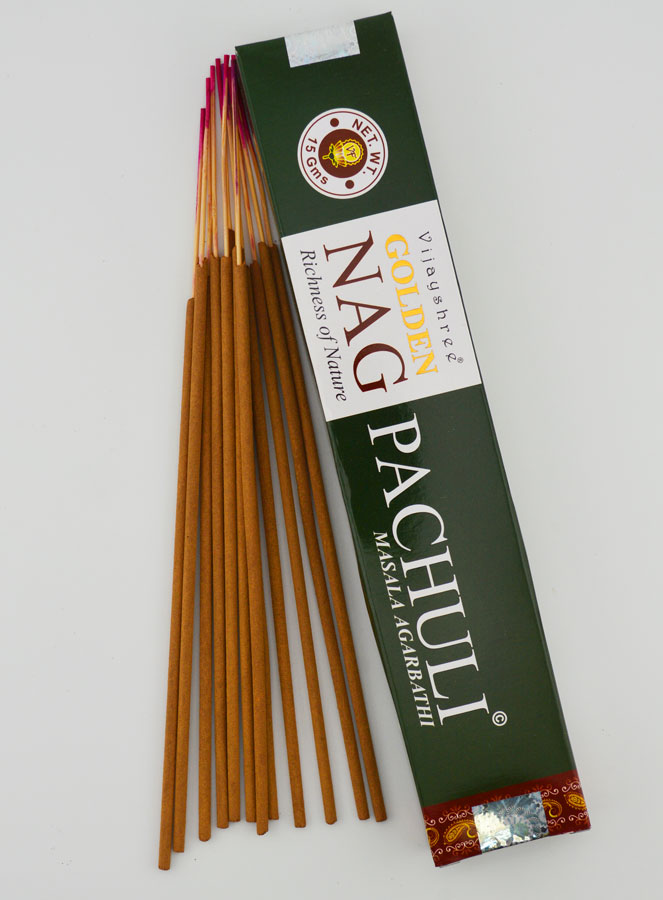 Incenso Masala Golden Nag - Patchouli (pic 1)