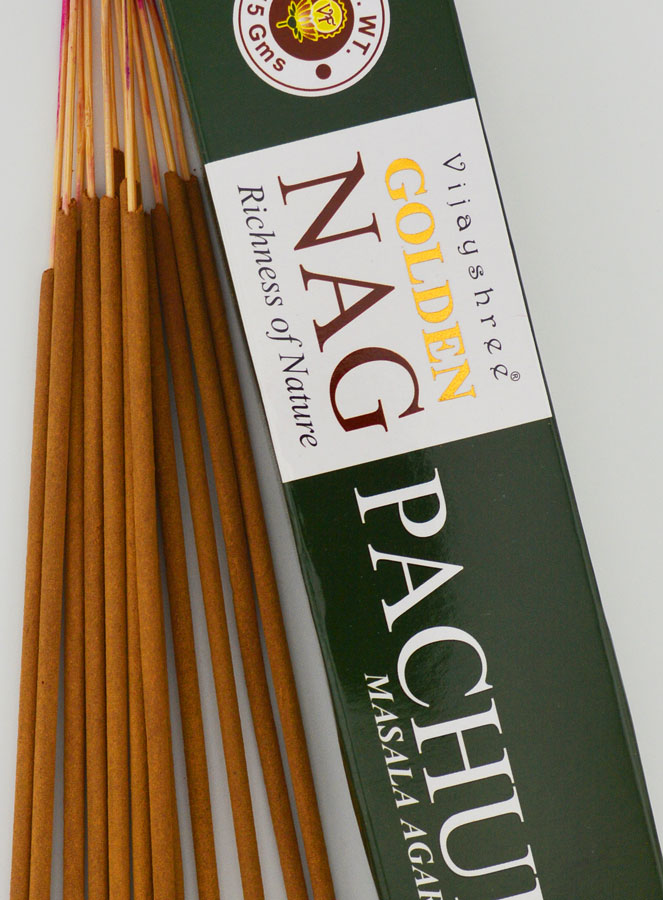 Incenso Masala Golden Nag - Patchouli (pic 3)