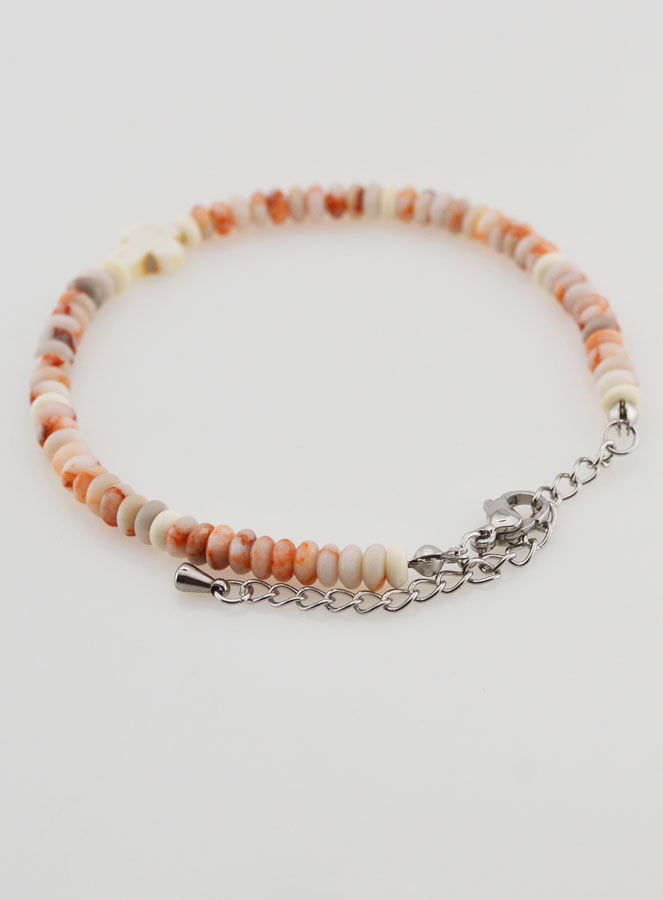 Bracciale Croce e Pietre Granito Rosa (pic 4)