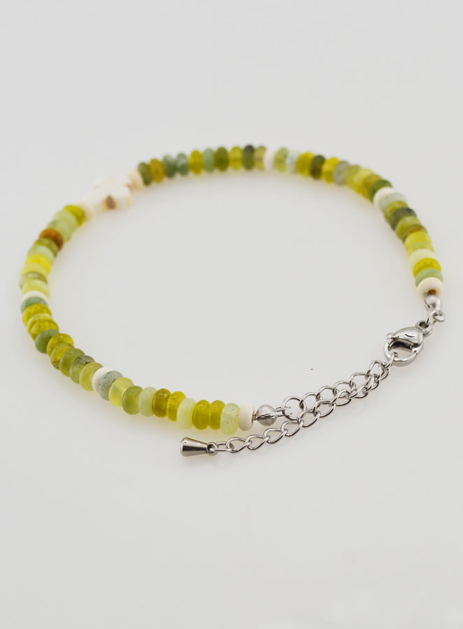 Bracciale Croce e Pietre Verdi (pic 4)