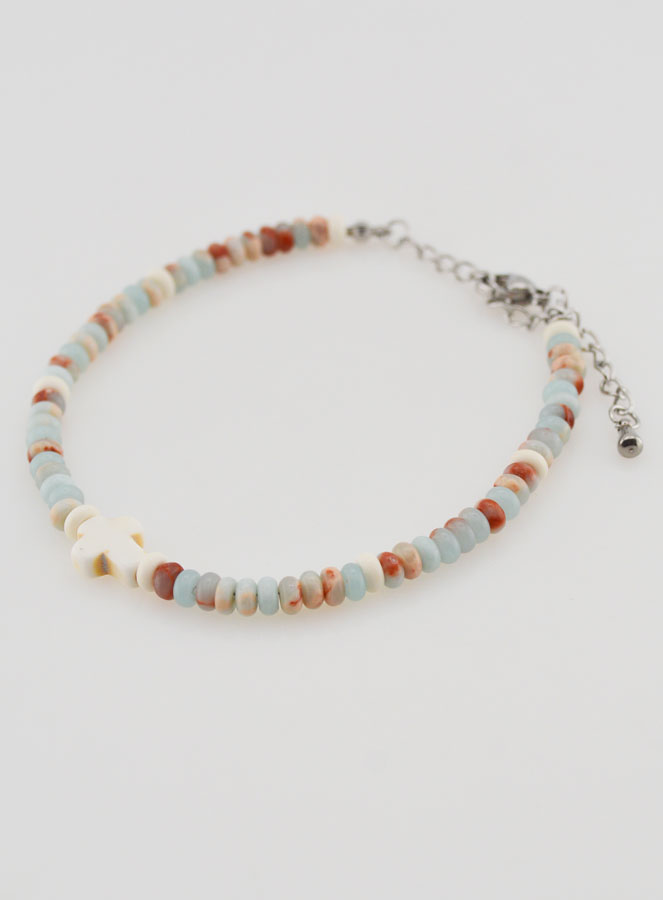 Bracciale Croce e Pietre Pastello (pic 3)