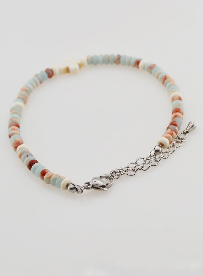 Bracciale Croce e Pietre Pastello (pic 4)
