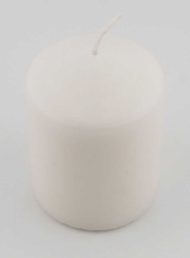 Candela Decorazione 8cm - Bianco Latte (pic 2)