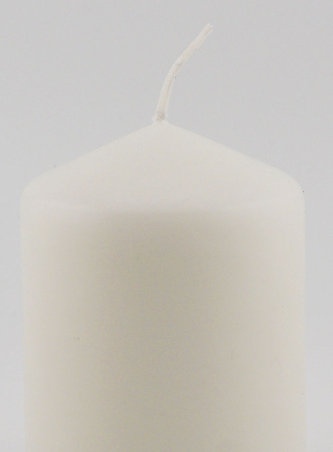 Candela Decorazione 8cm - Bianco Latte (pic 3)